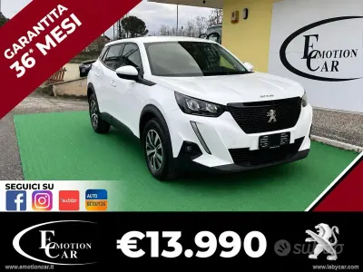 Usata Peugeot 2008 Active 101 CV (74 kW) 2020 Bianco SUV