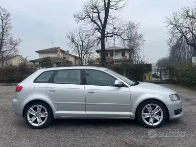 Usata Audi A3 Ambition 125 CV (91 kW) 2010 Grigio Utilitaria