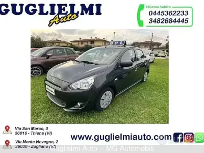 Usata Mitsubishi Space Star Intense 71 CV (52 kW) 2014 Nero Monovolume