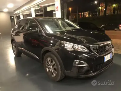 Usata Peugeot 3008 Allure 131 CV (96 kW) 2019 Nero SUV
