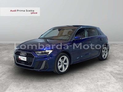 Usata Audi A1 Sportback S-Line 150 CV (110 kW) 2024 Blu navarra metallizzato grigi Utilitaria