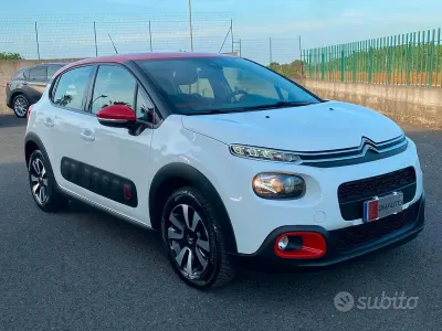Usata Citroën C3 Shine 102 CV (75 kW) 2019 Bianco Utilitaria