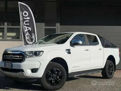 Begagnad Ford Ranger Limited 170 HK (125 kW) 2022 Vit Pickup