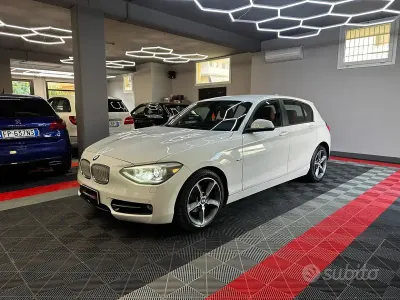 Usata BMW 118 Sport Line 143 CV (105 kW) 2012 Bianco Utilitaria