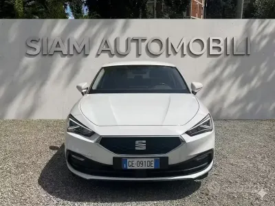 Usata Seat Leon Style 116 CV (85 kW) 2021 Bianco Berlina