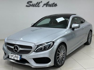 Usata Mercedes C250 Premium Plus 204 CV (150 kW) 2016 Argento Coupé