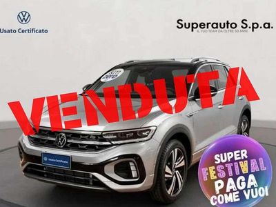 Usata VW T-Roc R-line Plus 150 CV (110 kW) 2024 Grigio SUV
