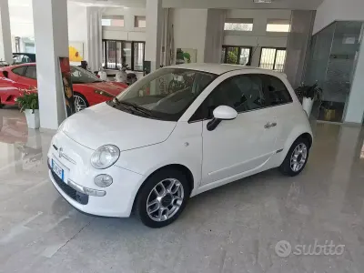 Usata Fiat 500 69 CV (50 kW) 2010 Bianco Berlina