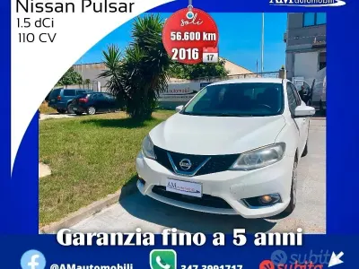 Usata Nissan Pulsar 110 CV (80 kW) 2016 Bianco Utilitaria