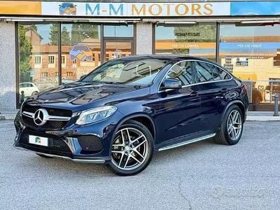 Usata Mercedes GLE350 Premium 258 CV (189 kW) 2016 Blu Coupé