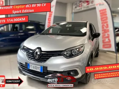 Usata Renault Captur 90 CV (66 kW) 2019 Grigio SUV