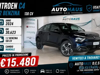 Usata Citroën C4 131 CV (96 kW) 2024 Blu SUV