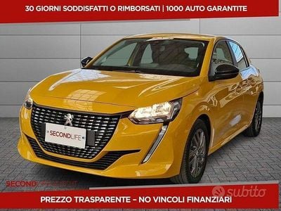 Usata Peugeot 208 Active 101 CV (74 kW) 2022 Giallo Utilitaria