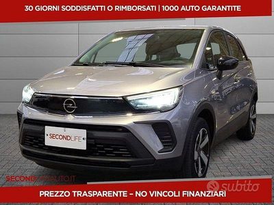 Usata Opel Crossland X Edition 110 CV (80 kW) 2021 Grigio SUV