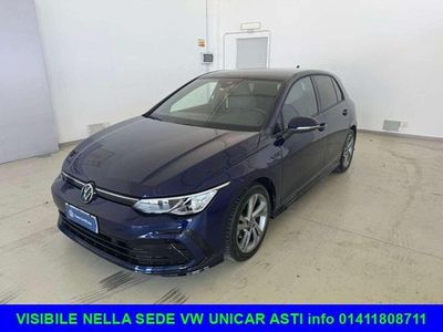 Usata VW Golf VIII R-line 131 CV (96 kW) 2023 Blu Berlina