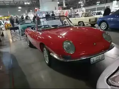 Usata Fiat 850 1960 Rosso Cabrio