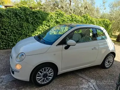 Usata Fiat 500 Lounge 69 CV (50 kW) 2015 Bianco Utilitaria