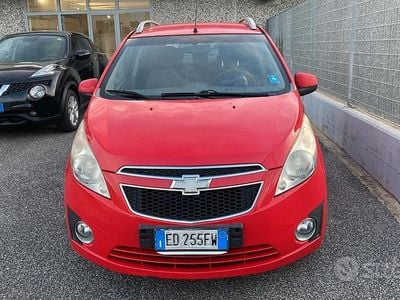 Usata Chevrolet Spark 68 CV (50 kW) 2010 Rosso Utilitaria