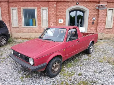 Begagnad VW Caddy 59 HK (43 kW) 1989 Röd Minibuss