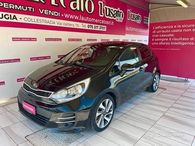 Usata Kia Rio 90 CV (66 kW) 2017 Nero Berlina