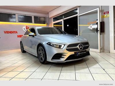Usata Mercedes A180 AMG line 116 CV (85 kW) 2019 Argento Berlina