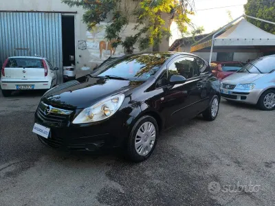 Usata Opel Corsa Enjoy 80 CV (58 kW) 2007 Nero Utilitaria