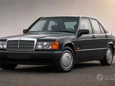 Usata Mercedes 190 109 CV (80 kW) 1992 Nero Berlina