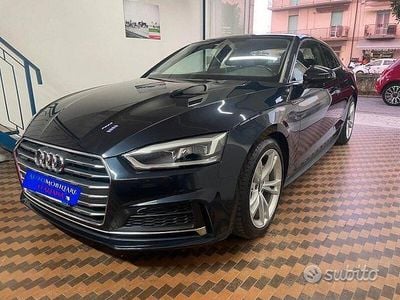 Usata Audi A5 Business 190 CV (139 kW) 2017 Blu Coupé