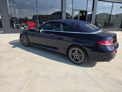 Usata Mercedes C220 2019 Blu Cabrio