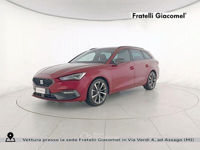 Usata Seat Leon FR 150 CV (110 kW) 2021 E1 rosso 'desire' Station wagon