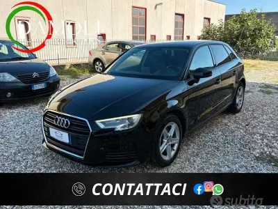 Usata Audi A3 Sport 116 CV (85 kW) 2017 Nero Berlina