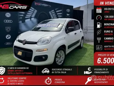 Usata Fiat Panda Lounge 69 CV (50 kW) 2015 Bianco Utilitaria