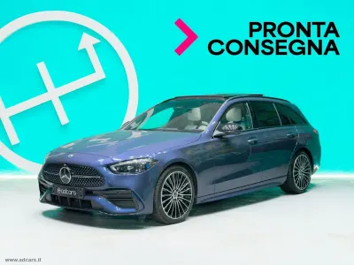 Second-hand Mercedes C220 AMG line 200 CP (147 kW) 2025 Albastru Berlinǎ