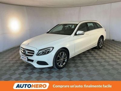 Usata Mercedes C220 170 CV (125 kW) 2016 Bianco Station wagon