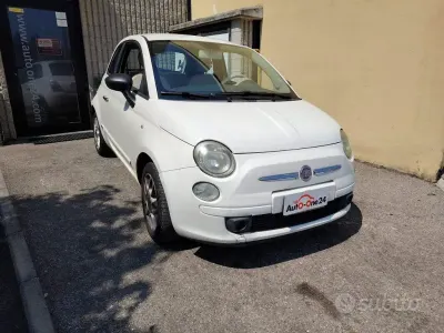 Usata Fiat 500 Pop 69 CV (50 kW) 2009 Bianco gelato metallizzato Cabrio