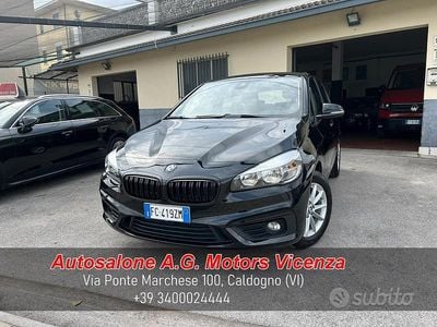 Usata BMW 218 Active Tourer Advantage 150 CV (110 kW) 2016 Nero Monovolume
