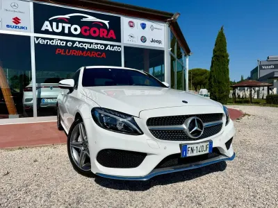 Usata Mercedes C220 Premium 170 CV (125 kW) 2018 Bianco Coupé