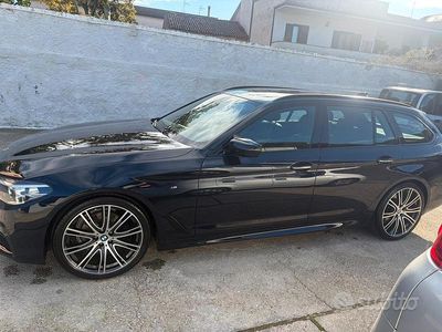 Usata BMW 520 M Sport 190 CV (139 kW) 2018 Blu Station wagon