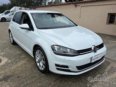 Usata VW Golf VII Highline 110 CV (80 kW) 2016 Bianco Berlina