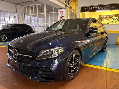 Begagnad Mercedes C220 Premium 194 HK (142 kW) 2020 Blå Kombi