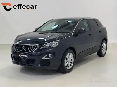 Usata Peugeot 3008 S 131 CV (96 kW) 2019 Nero SUV