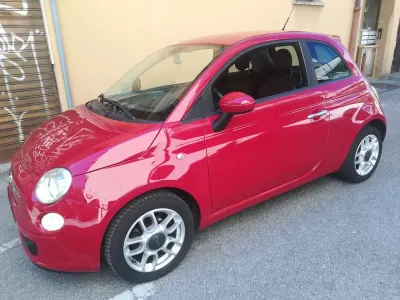 Usata Fiat 500 Sport 69 CV (50 kW) 2009 Rosso Cabrio
