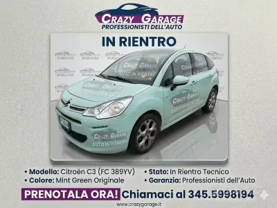 Usata Citroën C3 Feel 75 CV (55 kW) 2016 Blu Berlina