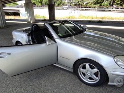 Usata Mercedes SLK200 163 CV (119 kW) 2003 Grigio Cabrio