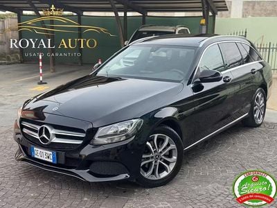 Usata Mercedes C180 Business 116 CV (85 kW) 2017 Nero Station wagon