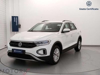 Usata VW T-Roc Life 110 CV (80 kW) 2023 Bianco SUV