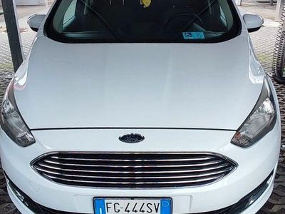 Usata Ford C-MAX Titanium 120 CV (88 kW) 2017 Bianco Monovolume