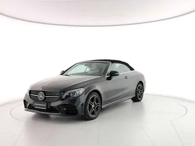 Usata Mercedes C220 Premium Plus 194 CV (142 kW) 2021 Grigio grafite Cabrio