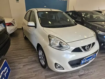 Begagnad Nissan Micra Tekna 80 HK (58 kW) 2017 Vit Halvkombi