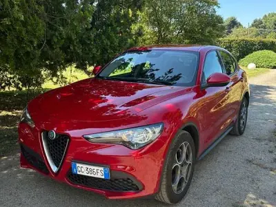 Usata Alfa Romeo Stelvio Business 160 CV (117 kW) 2020 Rosso SUV
